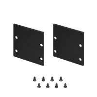 Заглушка LINE-S-3535 BLACK глухая металл (комплект)  041867 Заглушка LINE-S-3535 BLACK глухая металл (комплект)  041867