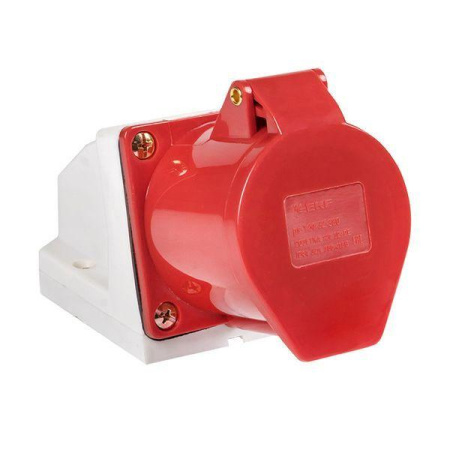 Розетка наружн. уст. 32А 380В 3P+РЕ IP44 (124)  ps-124-32-380