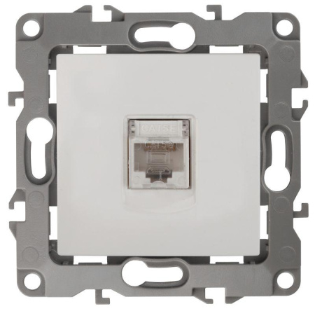 Розетка компьютерная 12 12-3107-01 RJ45 бел.  Б0014723