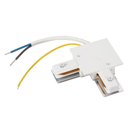 Коннектор угловой с питанием LGD-2TR-CON-L-F-POWER-WH (C) (IP20 пластик)  040227