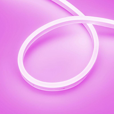 Лента светодиодная герметичная AURORA-PS-A120-16x8mm 24V Purple 10Вт/м IP65 2835 (уп.5м)  036690
