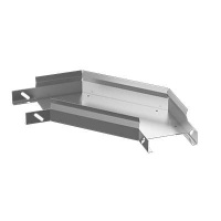 Угол для лотка горизонтальный неперфорир. 90град. 1.2мм ЛУГГц300х100 оцинк.  EI-01.11.41.072