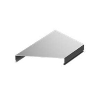 Крышка на угол горизонт. 45град. ST осн. 600 0.7мм оцинк.  CSTH.60.407