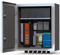 Термошкаф коммутационный 8хPoE 2хSFP 4хSC АКБ 4х12В 7А/ч IP66 350х400х210мм 8 УТП 8КУ ГЗ АКБ 7А  00-00015661