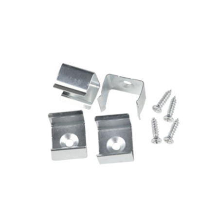 Набор аксессуаров UFE-N10 SILVER B POLYBAG для алюм. профиля заглушки 4 шт. пластик серебр.  UL-00000630