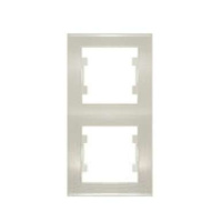 Рамка 2-м Бриллиант верт. сл. кость UNIVersal 7948677