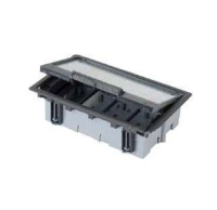 Лючок 6 S-мод.  Connect черн. + рамка SF670-14