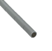 Труба гофрированная ПВХ легкая d20мм с протяжкой сер. (уп.100м)  12001(100)