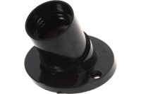 Патрон карболитовый угловой E27 черн.  TKE-C05-PKB/U-27