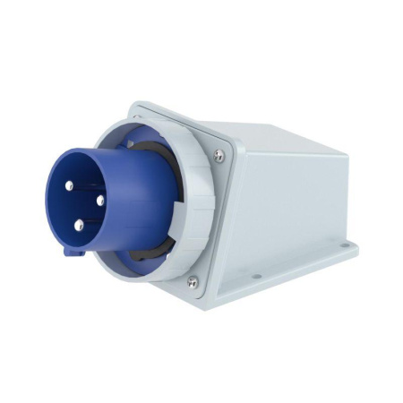 Вилка настенная 125А 2P+E 250В IP67  DIS245M12593