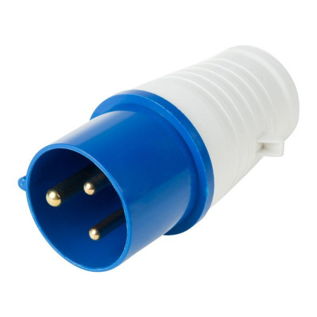 Вилка переносная 023 2P+PE 32А 220В IP44  11-8903