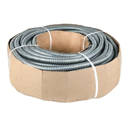 Металлорукав Р3-ЦХ-25 d25мм с протяжкой (уп.50м)  mrzn-25-50