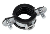 Хомут стальной 4дюйма (107-116мм) с уплотнителем  hsu1400