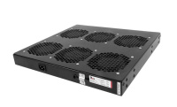 Модуль вентиляторный R-FAN-6K-1U-9005 19дюйм 1U 6 вентиляторов регулир. глуб. 390-750мм с контроллером черн.  1500773
