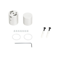 Крепление MOONLIGHT-VT-CEILING-D25 White металл (комплект)  048397 Крепление MOONLIGHT-VT-CEILING-D25 White металл (комплект)  048397