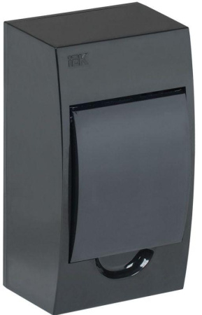 Корпус ЩРН-П-4 Krepta 3 IP41 навесной пластик. черн.  MKP12-N-04-41-K02