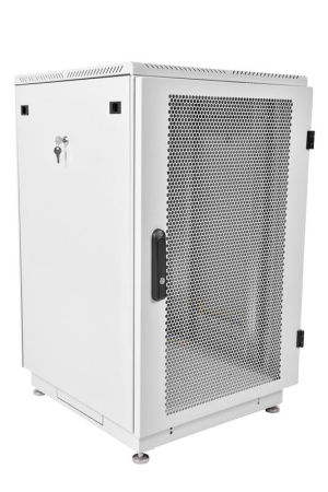 Шкаф коммутационный напольный ШТК-М-18.6.8-4ААА 18U 600х800мм передн. двер. перфорир. задн. двер. стальн. лист 2 боков. панел. 270кг 655мм 57.4кг 180град. 960мм сер.  1164384