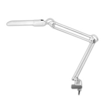 Светильник Дельта настол. на струбцине с ЭПРА 11Вт с лампой КЛЛ 2G7 бел.  132