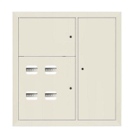 Щит этажный 4кв. RAL9002 (1000х950х160) PROxima  mb29-v-4-ral9002