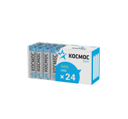 Элемент питания алкалиновый AAA/LR03 пластик. бокс (уп.24шт)  KOCLR03_24BOX
