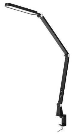 Светильник светодиодный KD-860 C02 LED наст.на струбц. 13Вт 230В 850лм сенс.рег.ярк и цвет.темп. черн.  13897