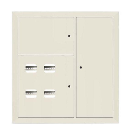 Щит этажный 4кв. RAL9002 (1000х950х160) PROxima  mb29-v-4-ral9002