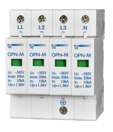 Ограничитель перенапряжения ОПН-М (4S) 10кА 4 модуля 380В In:10кА  567894-10